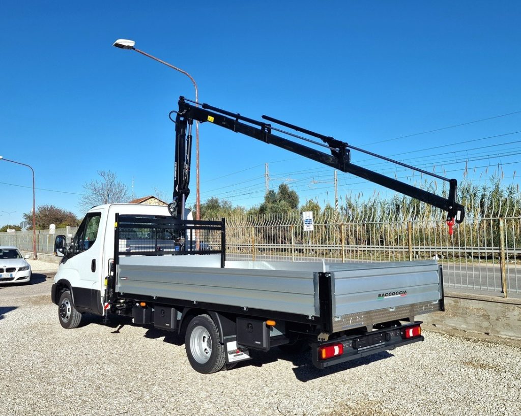 IVECO DAILY  35C16 E6 NUOVO GRU 12m + CASSONE - 21