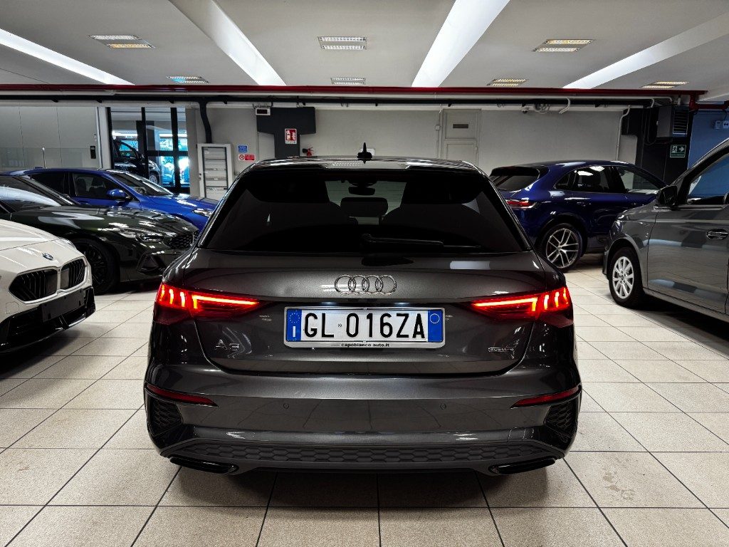 AUDI A3 SPB 40 TFSI QUATTRO Stronic Sline edition-UNICO P. - 5