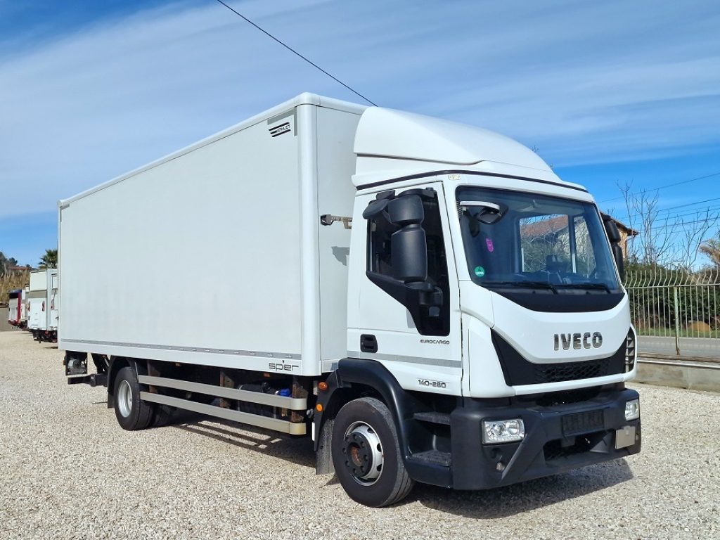 IVECO EUROCARGO 140E28 P EURO 6 FURGONE 7,30 + SPONDA - 18