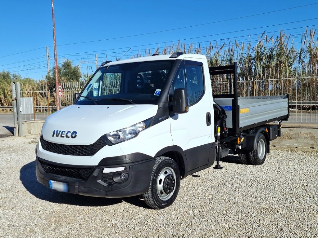 IVECO DAILY  35C17 P E5 GRU 12m + RIBALTABILE - 4