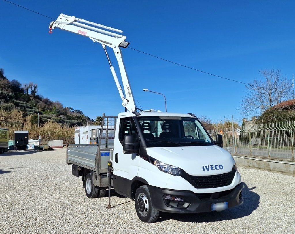 IVECO DAILY  35C16 E6 MOTORE 3.0 GRU 12m + CASSONE - 21