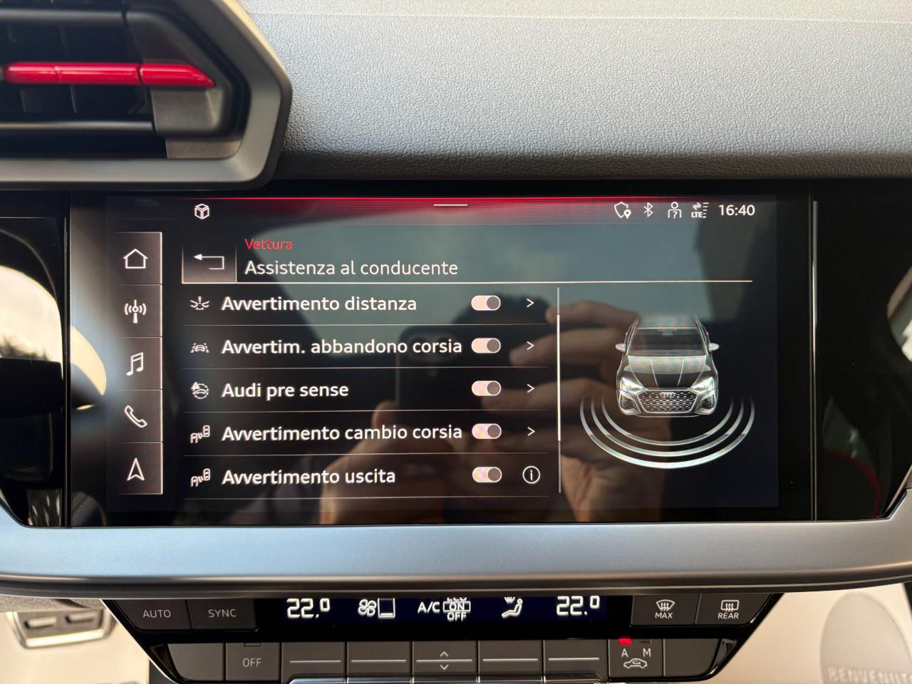 AUDI RS3 SPORTBACK 2.5 TFSI quattro S tronic TETTO-MATRIX - 37