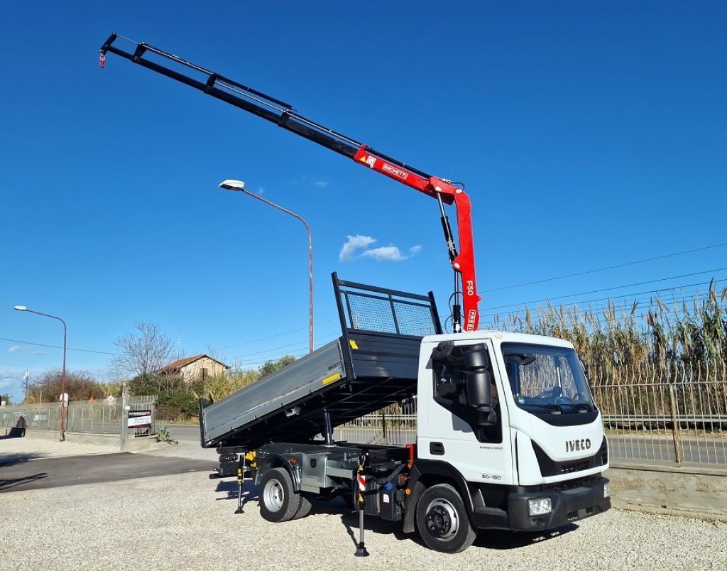 IVECO EUROCARGO 75 80E19 E6 GRU + RIBALTABILE - 23