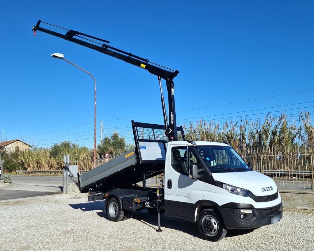 IVECO DAILY  35C17 P E5 GRU 12m + RIBALTABILE - 18