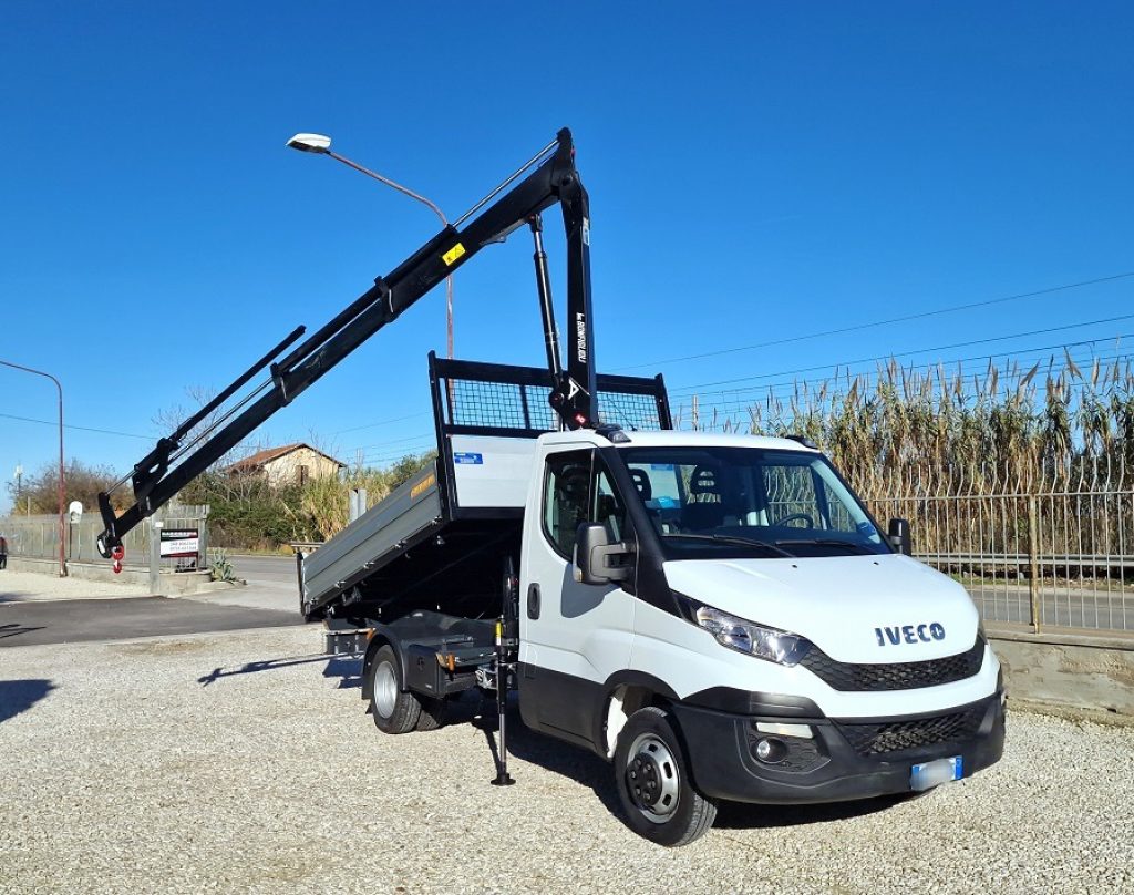 IVECO DAILY  35C17 P E5 GRU 12m + RIBALTABILE - 22