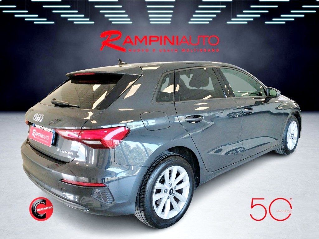 AUDI A3 SPB 30 g-tron Metano S tronic Km 53.000 Iva Espos - 7