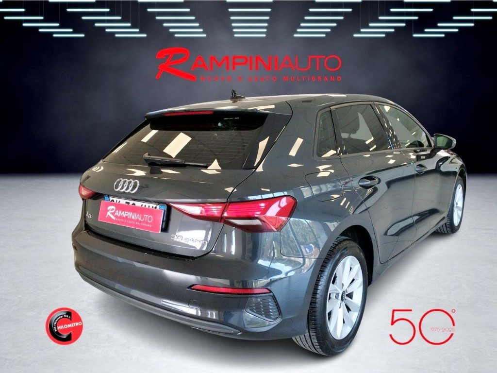 AUDI A3 SPB 30 g-tron Metano S tronic Km 53.000 Iva Espos - 8