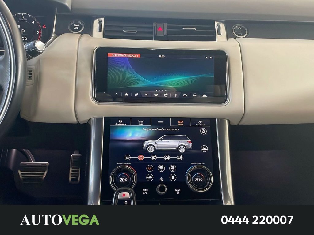 LAND ROVER Range Rover Velar 3.0d i6 mhev hse silver 249cv auto - 9