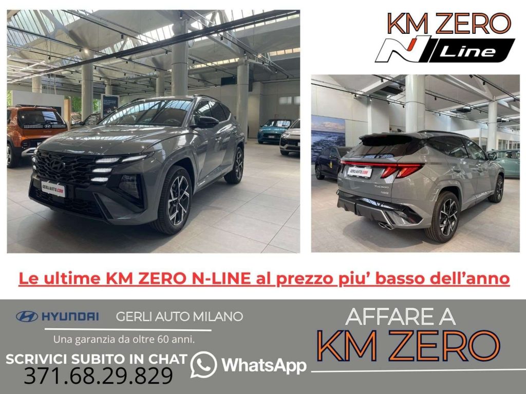 HYUNDAI Tucson 1.6 hev NLine 2wd auto / km zero / PREZZO REALE