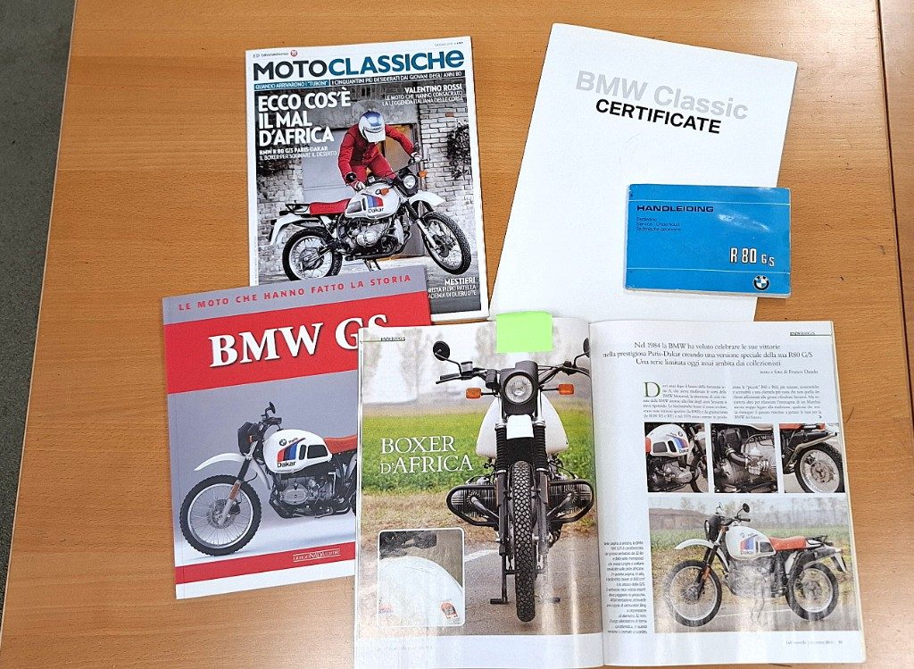 BMW R 80 G/S Paris Dakar CERTIFICATA BMW-BOOKSERVICE-ITALIANA DA SEMPRE - 12