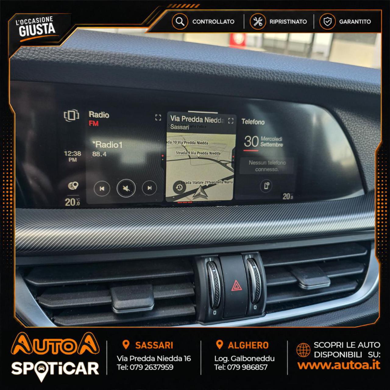 ALFA ROMEO Stelvio 2.2 Turbodiesel 160 CV AT8 RWD Sprint - 29