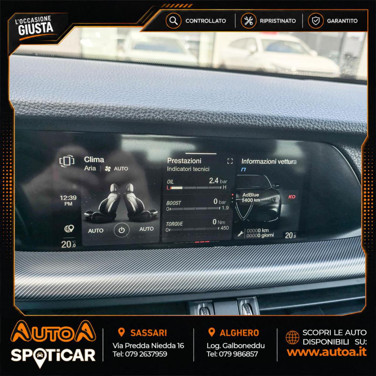 ALFA ROMEO Stelvio 2.2 Turbodiesel 160 CV AT8 RWD Sprint - 37