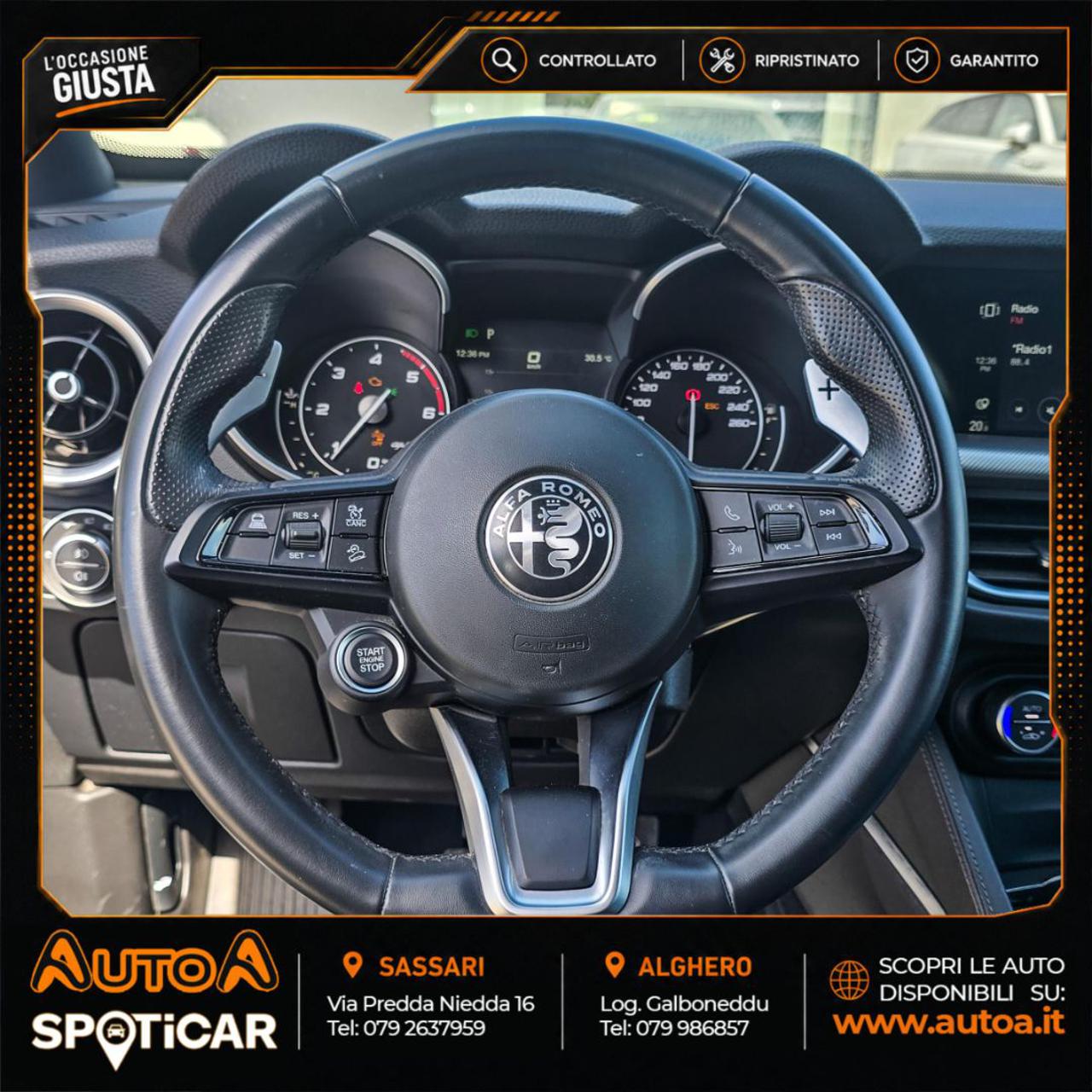 ALFA ROMEO Stelvio 2.2 Turbodiesel 160 CV AT8 RWD Sprint - 16