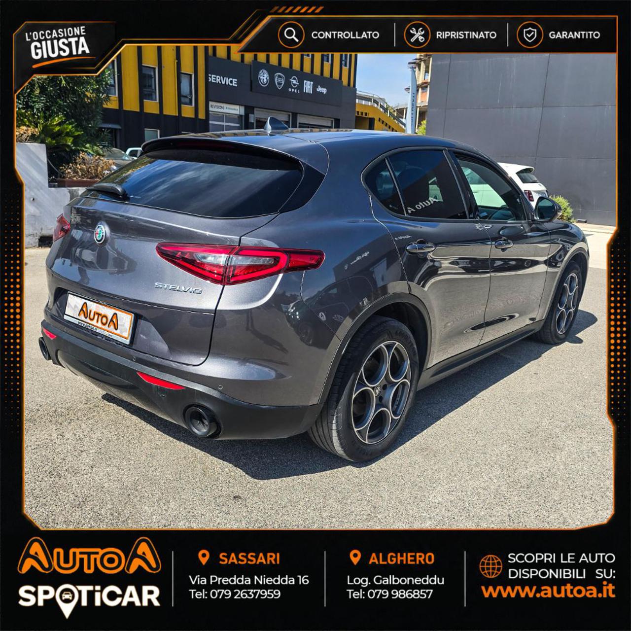 ALFA ROMEO Stelvio 2.2 Turbodiesel 160 CV AT8 RWD Sprint - 5