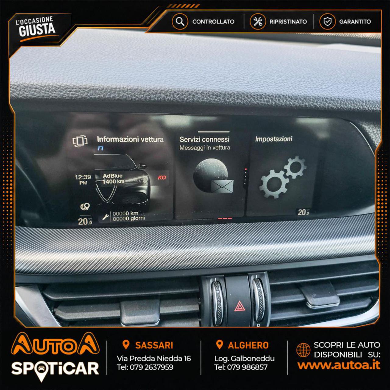ALFA ROMEO Stelvio 2.2 Turbodiesel 160 CV AT8 RWD Sprint - 38
