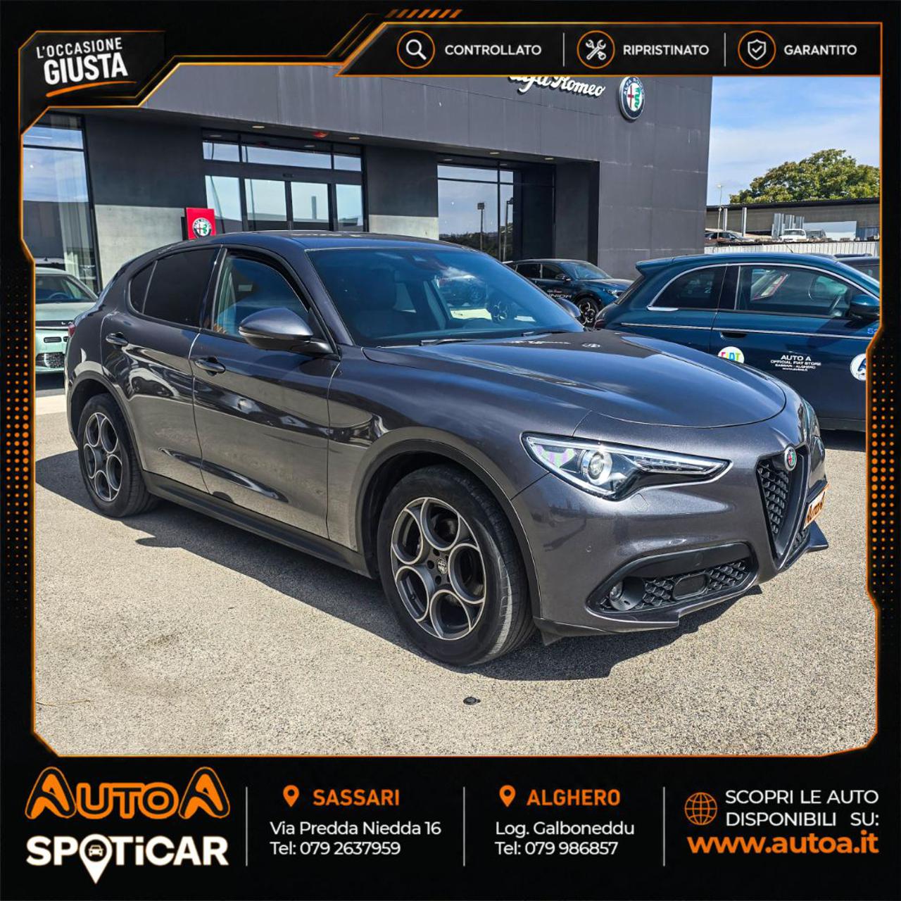 ALFA ROMEO Stelvio 2.2 Turbodiesel 160 CV AT8 RWD Sprint - 3