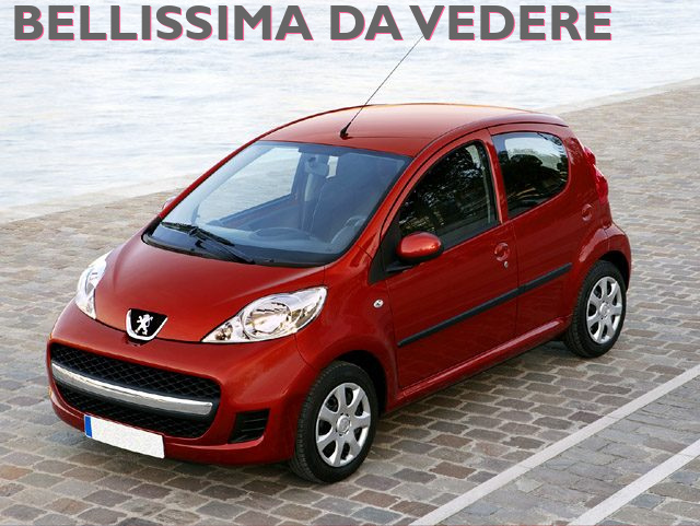 PEUGEOT 107 Rosso pastello