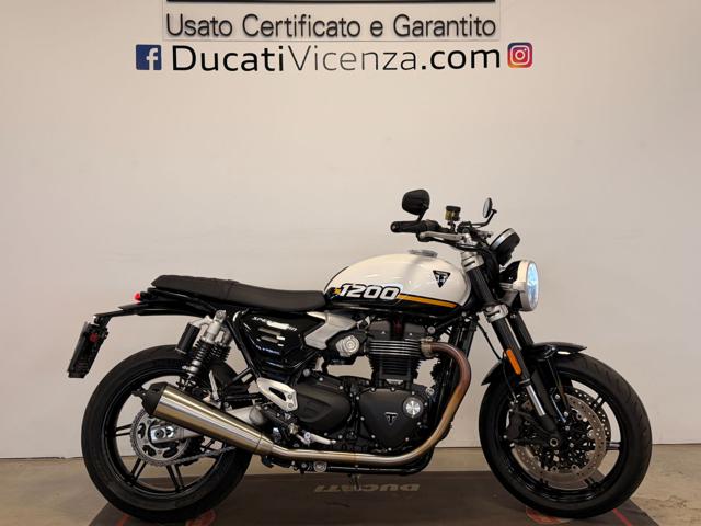 TRIUMPH Speed Twin Bianco metallizzato