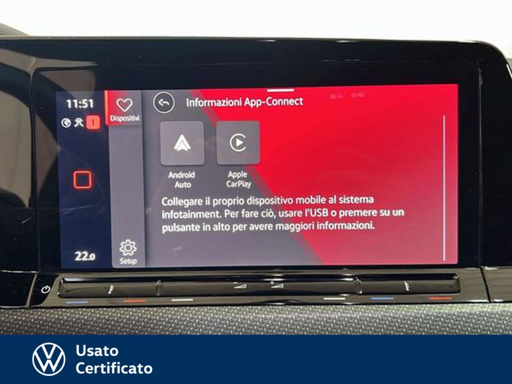 VOLKSWAGEN Golf 1.5 etsi evo r-line 150cv dsg - 17