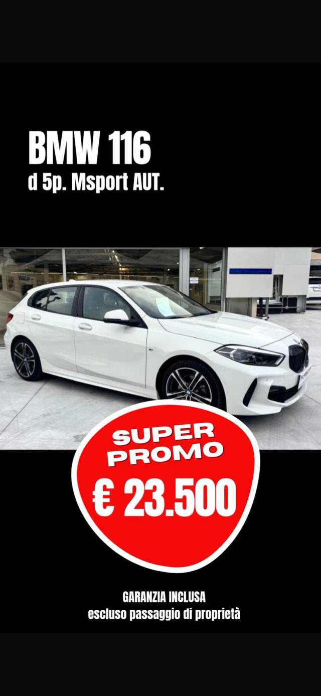 BMW 116 Bianco metallizzato