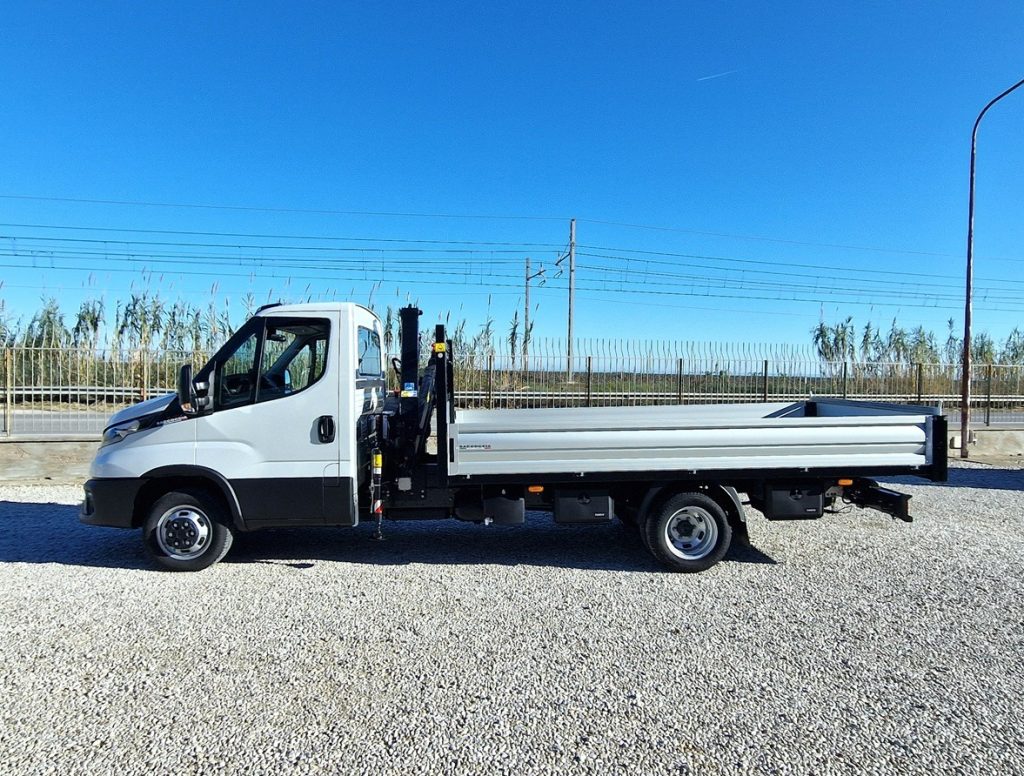 IVECO DAILY  35C18 E6 NUOVO GRU 12m + CASSONE - 23