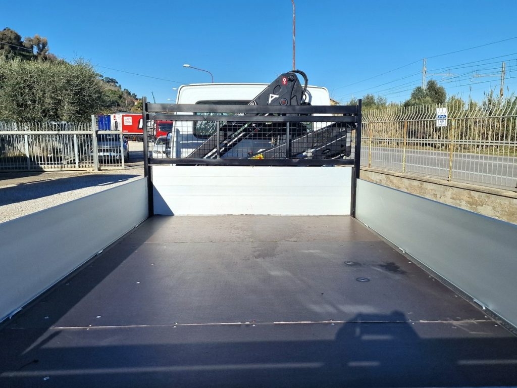 IVECO DAILY  35C18 E6 NUOVO GRU 12m + CASSONE - 14