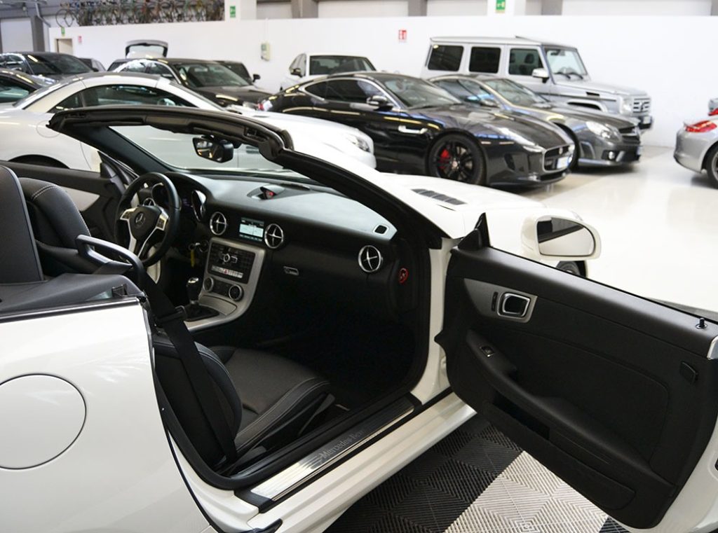 MERCEDES-BENZ SLK 200 Premium Amg Manuale-Km 18.300-Tetto Panoramico - 3