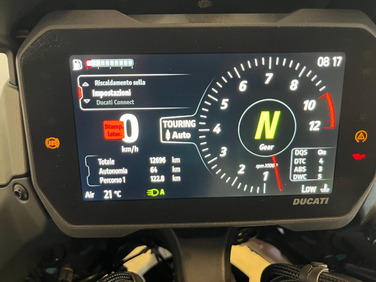 DUCATI Multistrada V4 S GRAND TOUR SANDSTONE GR - 13