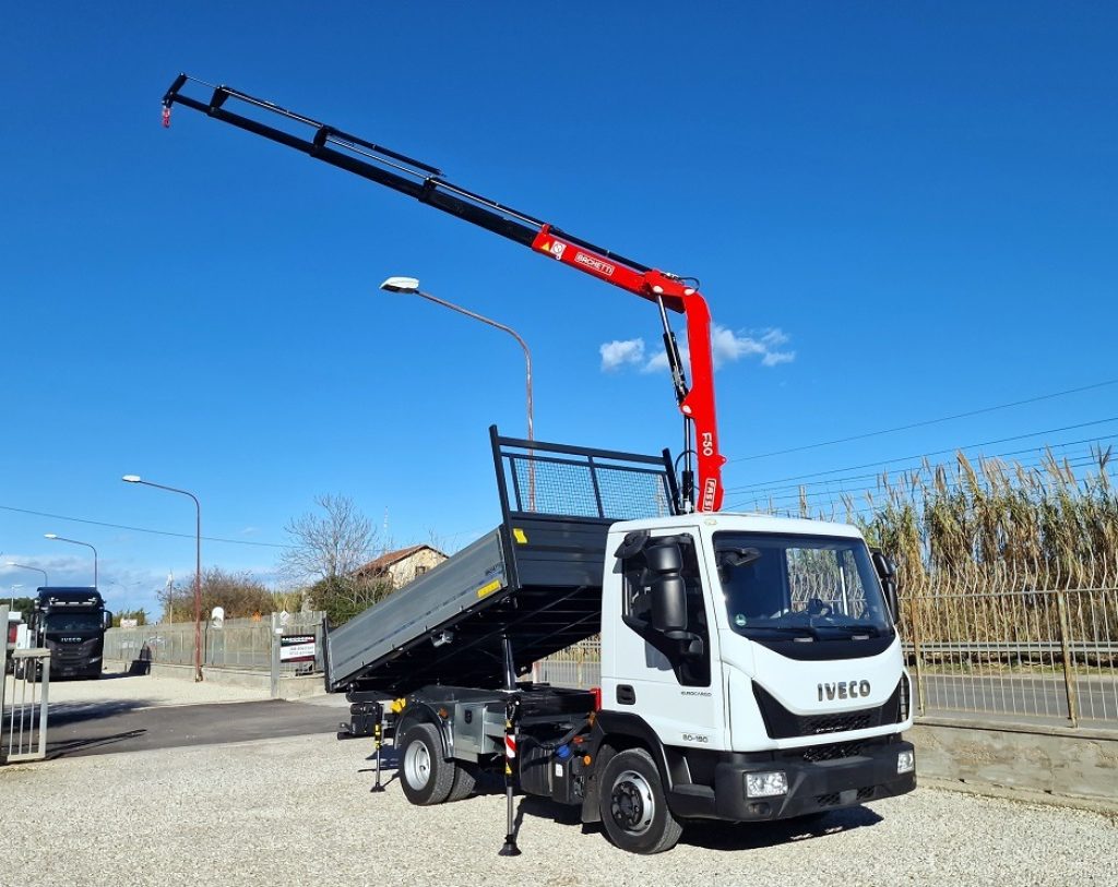 IVECO EUROCARGO 75 80E19 E6 GRU + RIBALTABILE - 26