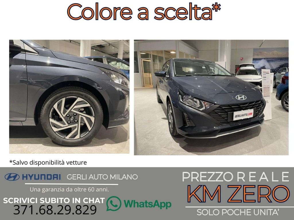HYUNDAI i20 i20 1.0 t-gdi Connectline 90cv mt PROMO48 KM ZERO