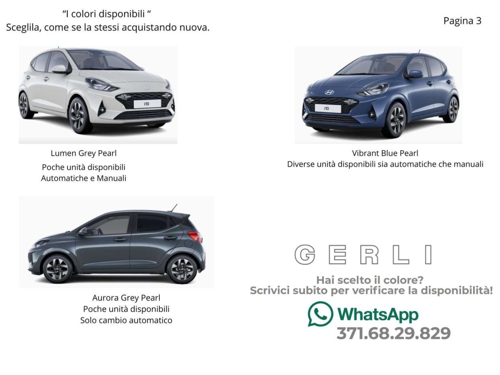 HYUNDAI i10 i10 1.0 mpi Connectline 63cv KM ZERO PREZZO VERO