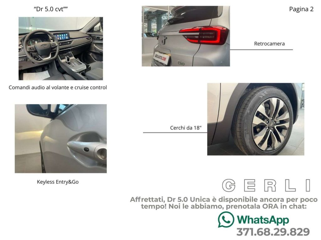 OTHERS-ANDERE OTHERS-ANDERE DR Automobiles DR5.0 5.0 1.5 turbo 149cv cvt / PRO