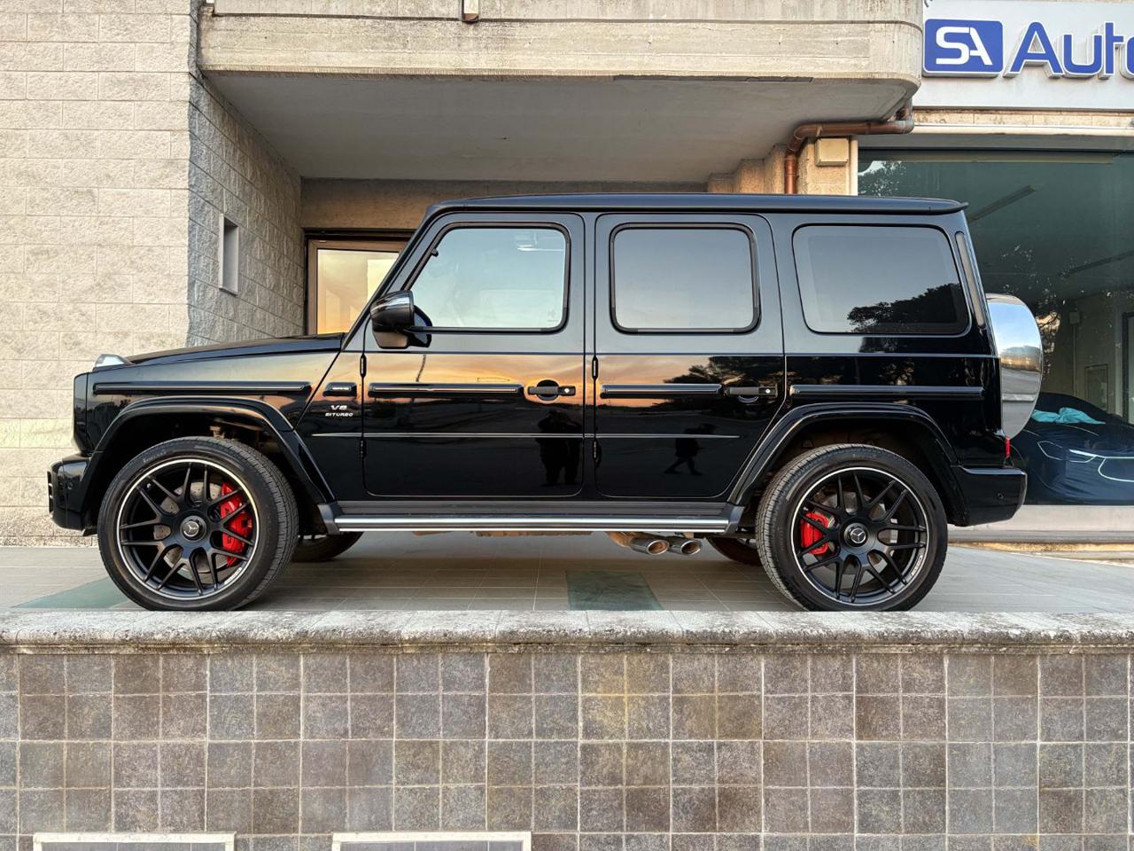 MERCEDES-BENZ G 63 AMG S.W. TETTO APRIBILE-BURMESTER-GANCIO TRAINO - 8