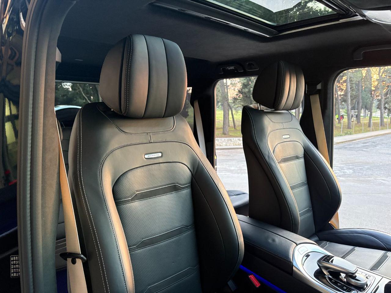 MERCEDES-BENZ G 63 AMG S.W. TETTO APRIBILE-BURMESTER-GANCIO TRAINO - 11