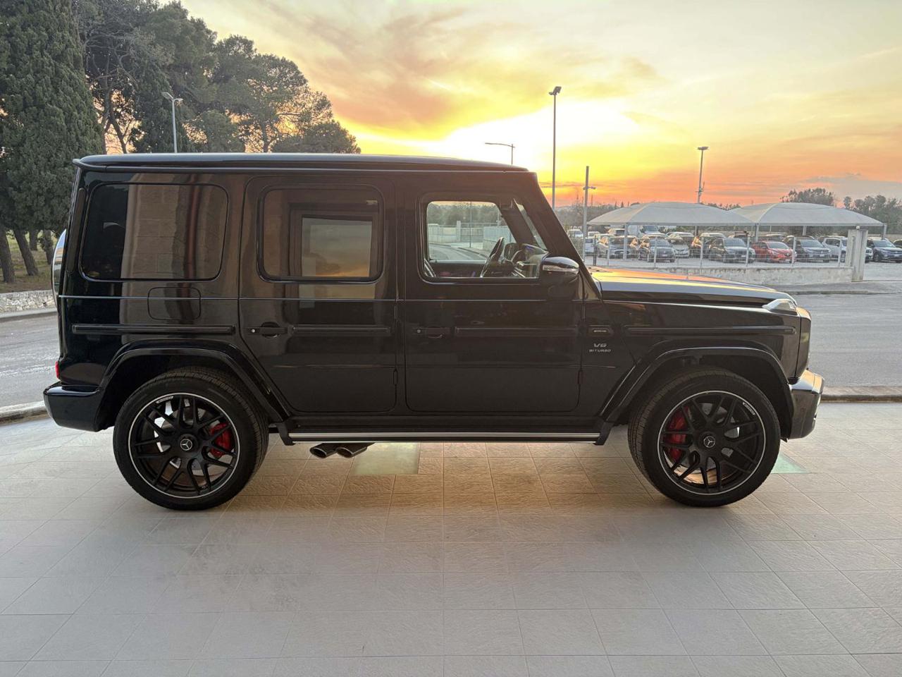 MERCEDES-BENZ G 63 AMG S.W. TETTO APRIBILE-BURMESTER-GANCIO TRAINO - 4