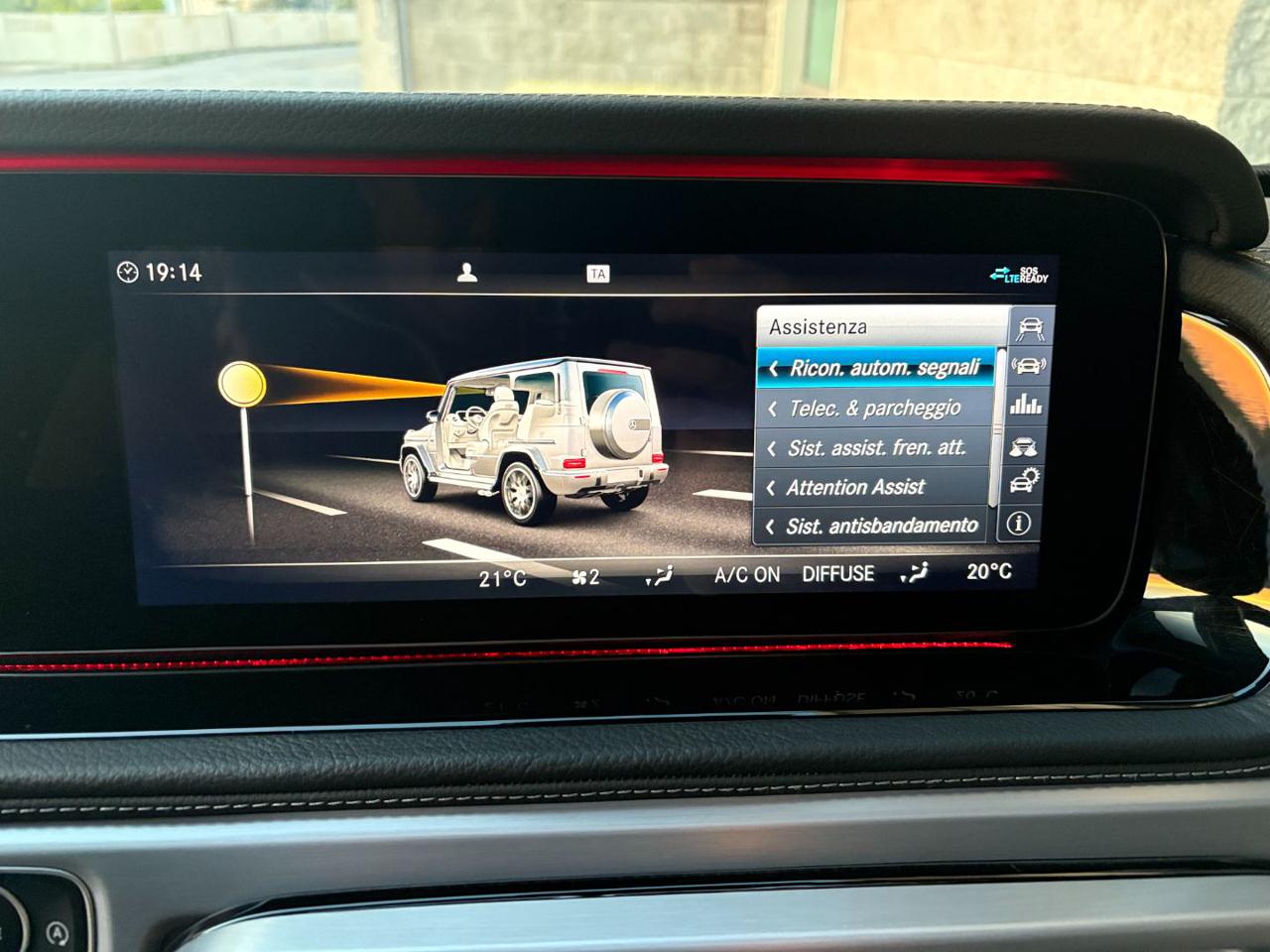 MERCEDES-BENZ G 63 AMG S.W. TETTO APRIBILE-BURMESTER-GANCIO TRAINO - 37