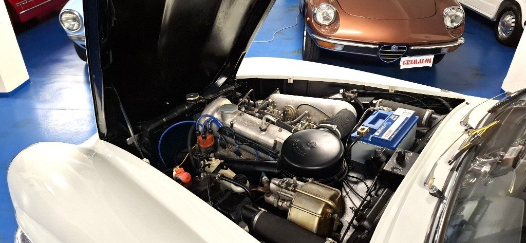 MERCEDES-BENZ 190 SL ***ASI TARGA ORO***BIANCA con PELLE BLU - 13