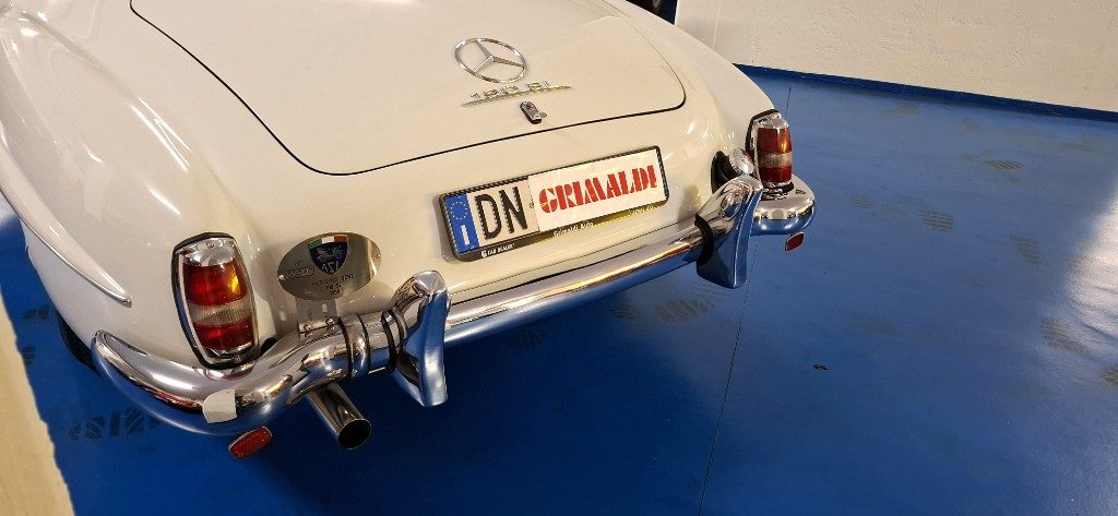 MERCEDES-BENZ 190 SL ***ASI TARGA ORO***BIANCA con PELLE BLU - 44