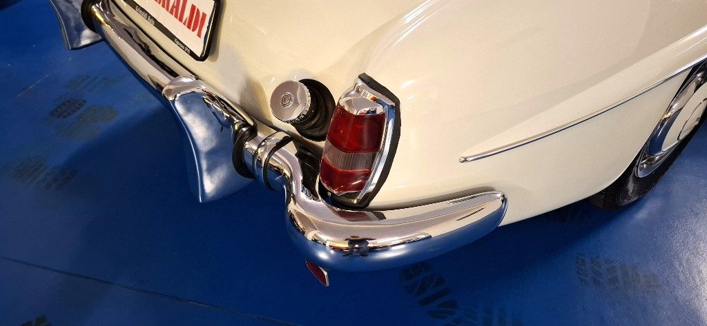 MERCEDES-BENZ 190 SL ***ASI TARGA ORO***BIANCA con PELLE BLU - 51