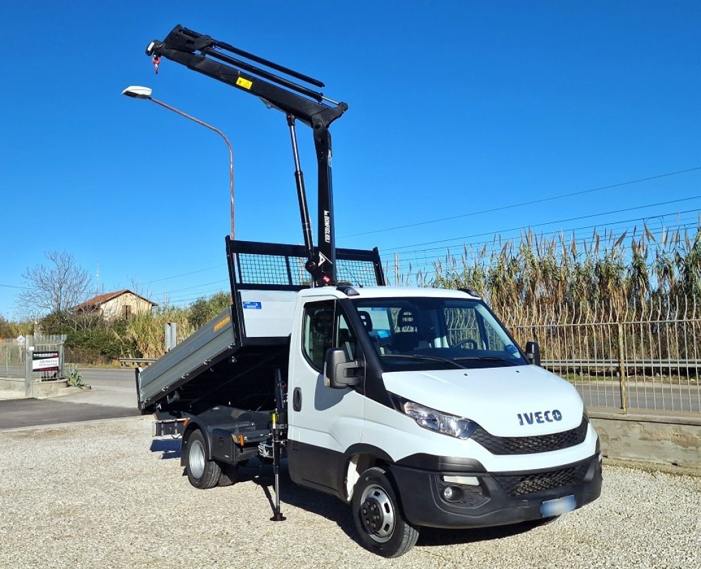 IVECO DAILY  35C17 P E5 GRU 12m + RIBALTABILE - 17