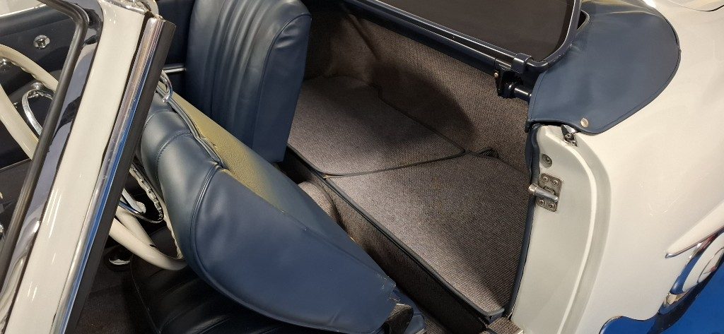 MERCEDES-BENZ 190 SL ***ASI TARGA ORO***BIANCA con PELLE BLU - 27