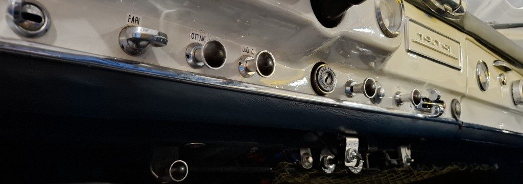 MERCEDES-BENZ 190 SL ***ASI TARGA ORO***BIANCA con PELLE BLU - 29