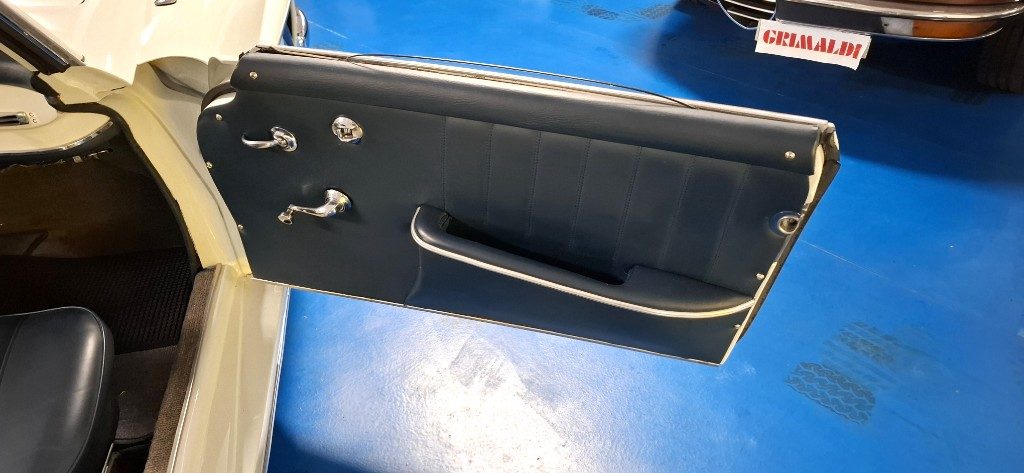 MERCEDES-BENZ 190 SL ***ASI TARGA ORO***BIANCA con PELLE BLU - 33