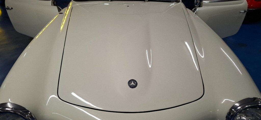 MERCEDES-BENZ 190 SL ***ASI TARGA ORO***BIANCA con PELLE BLU - 40