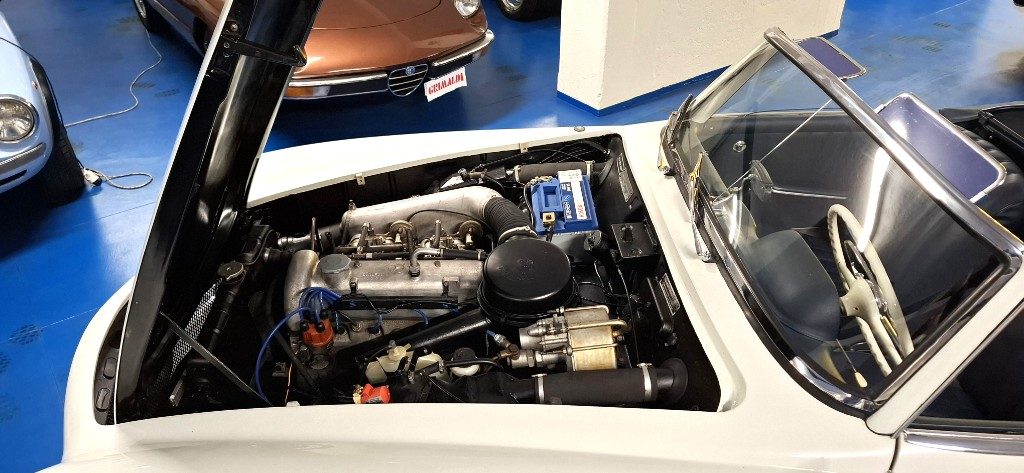 MERCEDES-BENZ 190 SL ***ASI TARGA ORO***BIANCA con PELLE BLU - 58