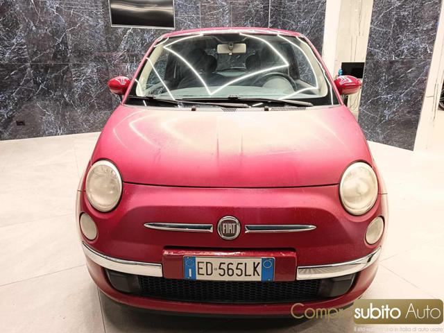FIAT 500 Red pastel