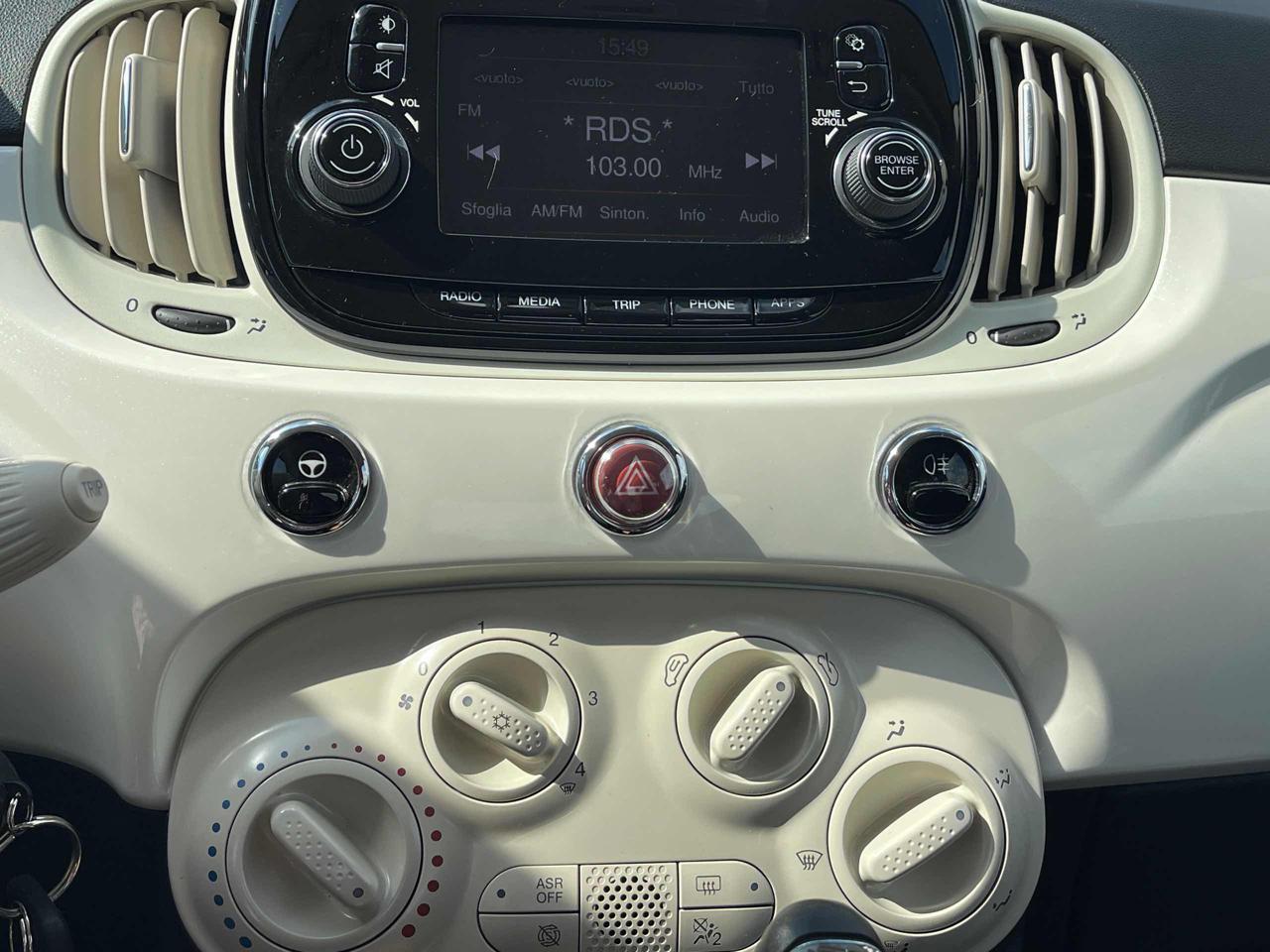 FIAT 500 1.2 AUTOMATICA Euro 6D BIANCO PERLA - 5