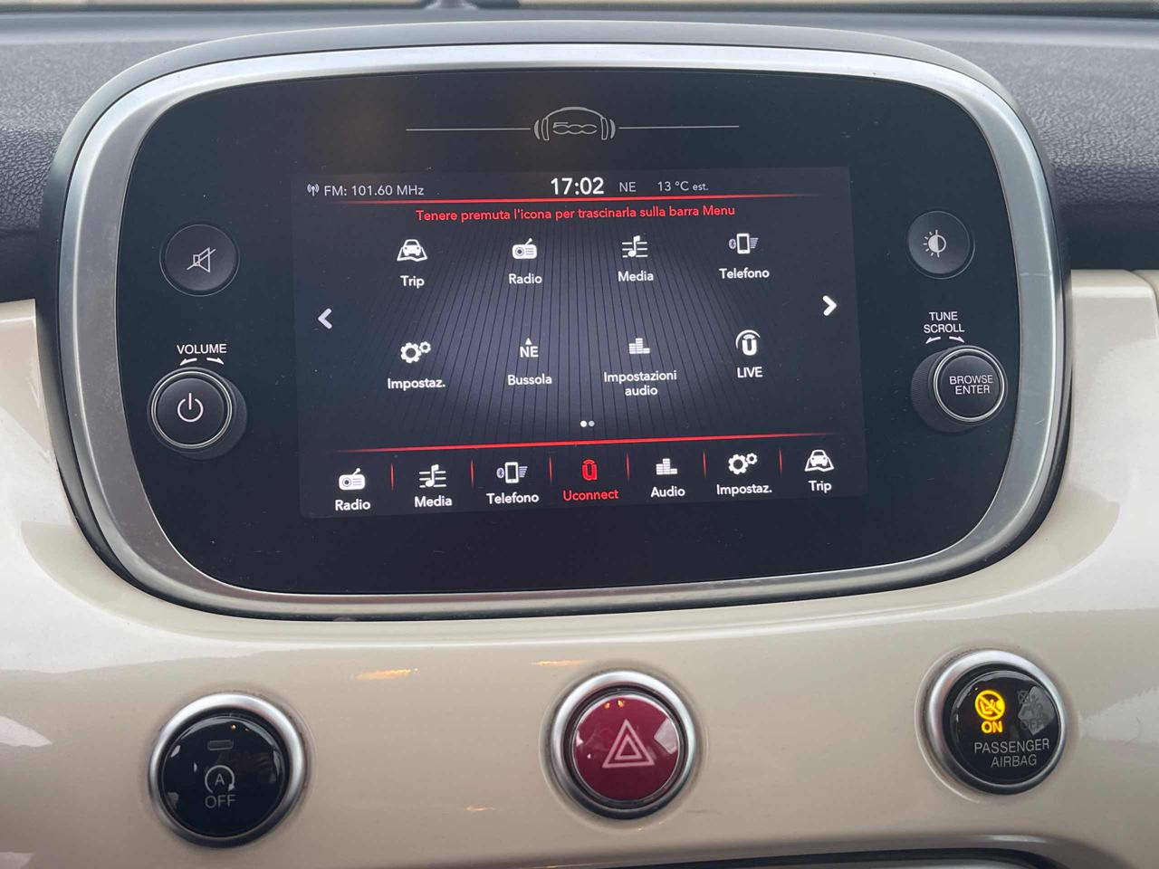 FIAT 500X 1.0 T3 120 CV Lounge Bicolore Avorio Nero 11.900€ - 17