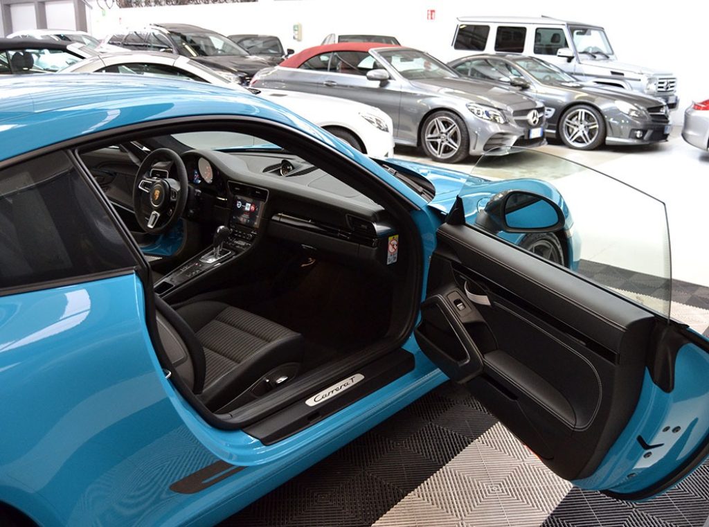 PORSCHE 911 991 3.0 Carrera T Pdk Service Porsche - Blu Miami - 3