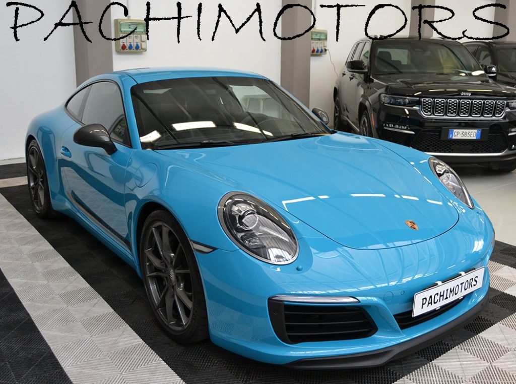 PORSCHE 911 991 3.0 Carrera T Pdk Service Porsche - Blu Miami - 23